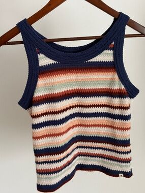 RIP CURL Multicolor knit tank top sz small